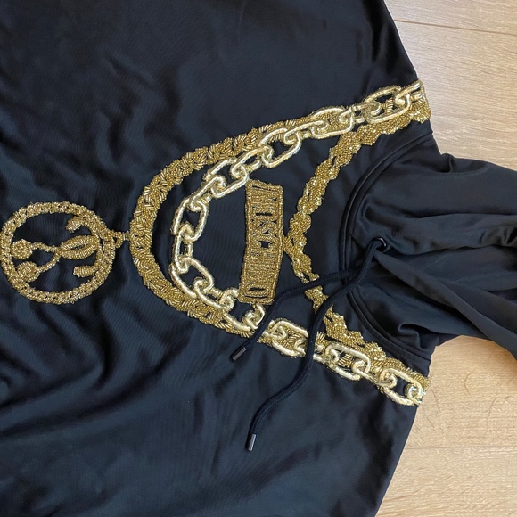 FULL LOOK Moschino H&M mens hoodie and pants set up rare item hm top and bottom - Picture 5 of 15